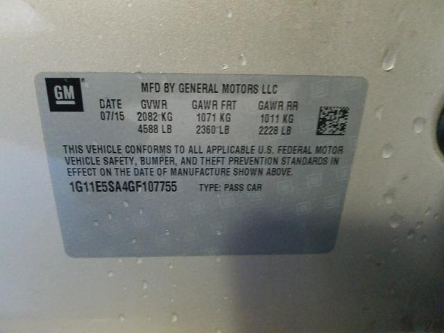 Photo 9 VIN: 1G11E5SA4GF107755 - CHEVROLET MALIBU LIM 