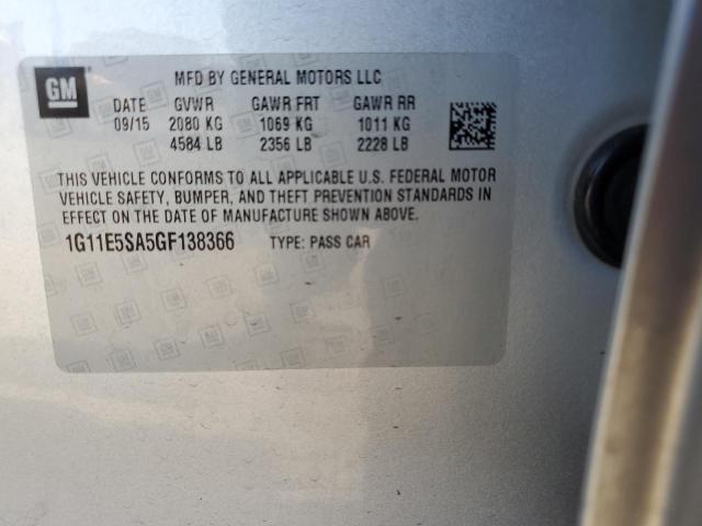 Photo 11 VIN: 1G11E5SA5GF138366 - CHEVROLET MALIBU LIM 