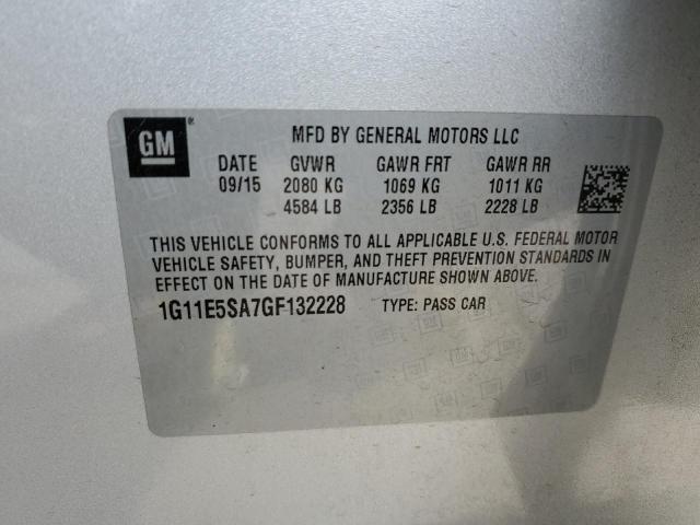 Photo 12 VIN: 1G11E5SA7GF132228 - CHEVROLET MALIBU LIM 