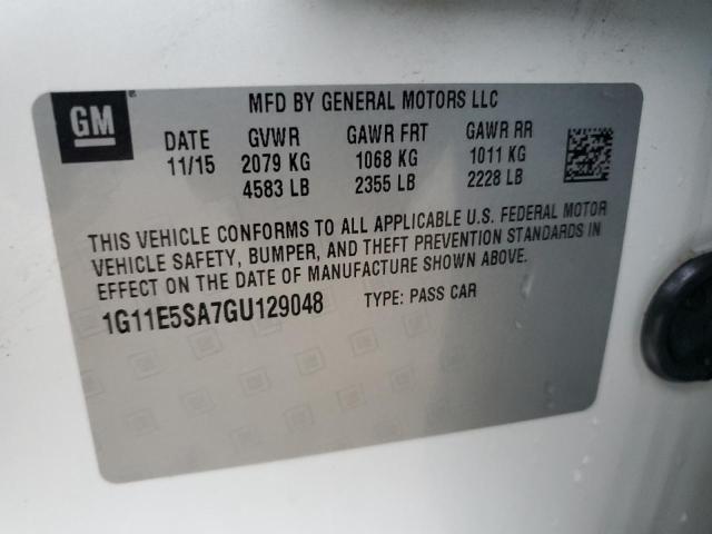 Photo 11 VIN: 1G11E5SA7GU129048 - CHEVROLET MALIBU LIM 