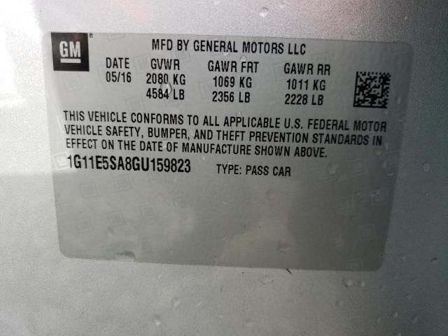 Photo 11 VIN: 1G11E5SA8GU159823 - CHEVROLET MALIBU 