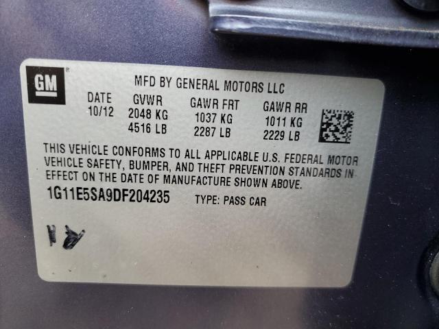 Photo 11 VIN: 1G11E5SA9DF204235 - CHEVROLET MALIBU 2LT 