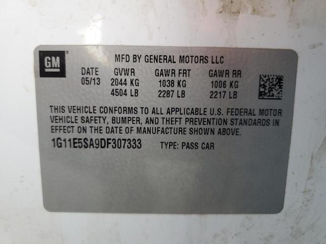 Photo 11 VIN: 1G11E5SA9DF307333 - CHEVROLET MALIBU 2LT 