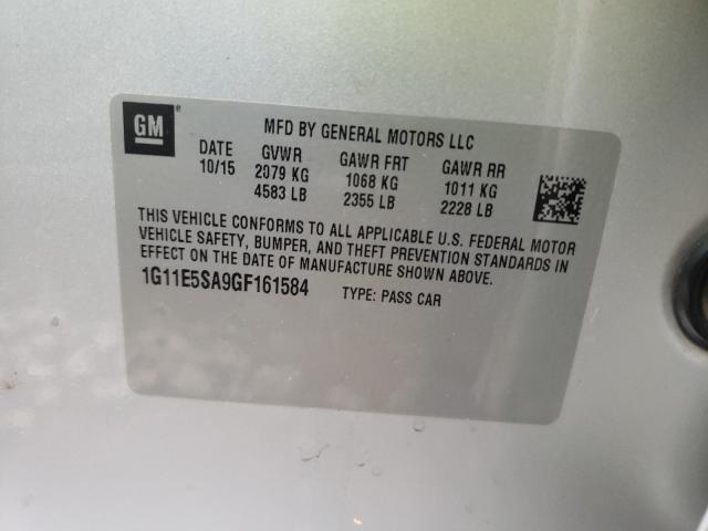 Photo 9 VIN: 1G11E5SA9GF161584 - CHEVROLET MALIBU LIM 