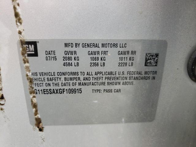 Photo 9 VIN: 1G11E5SAXGF109915 - CHEVROLET MALIBU LIM 