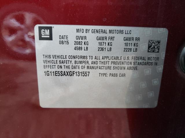 Photo 11 VIN: 1G11E5SAXGF131557 - CHEVROLET MALIBU LIM 