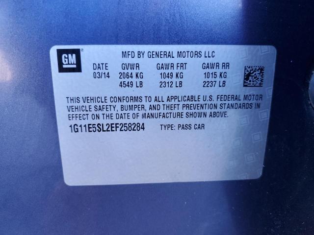 Photo 11 VIN: 1G11E5SL2EF258284 - CHEVROLET MALIBU 2LT 