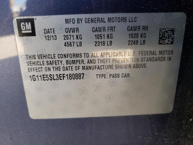 Photo 11 VIN: 1G11E5SL3EF180887 - CHEVROLET MALIBU 2LT 