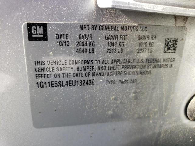 Photo 12 VIN: 1G11E5SL4EU132438 - CHEVROLET MALIBU 2LT 