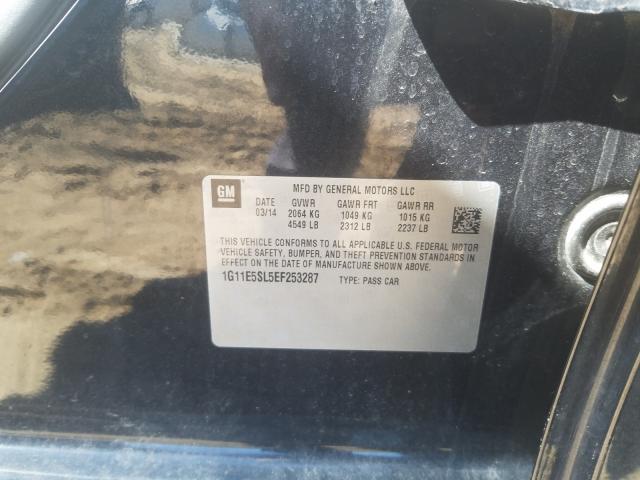 Photo 9 VIN: 1G11E5SL5EF253287 - CHEVROLET MALIBU 2LT 