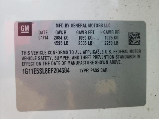 Photo 9 VIN: 1G11E5SL8EF204584 - CHEVROLET MALIBU 2LT 