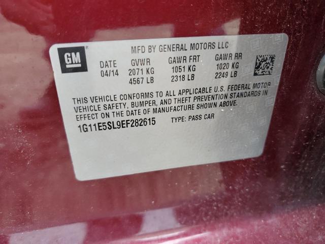 Photo 12 VIN: 1G11E5SL9EF282615 - CHEVROLET MALIBU 2LT 