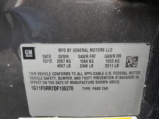 Photo 11 VIN: 1G11F5RR7DF106278 - CHEVROLET MALIBU 