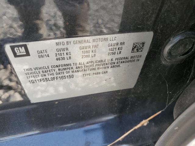 Photo 11 VIN: 1G11F5SL0FF165150 - CHEVROLET MALIBU LTZ 