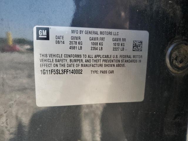 Photo 11 VIN: 1G11F5SL3FF140002 - CHEVROLET MALIBU LTZ 