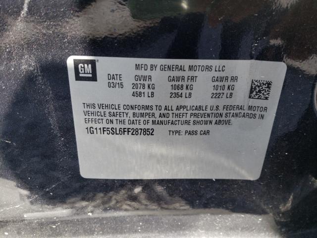 Photo 9 VIN: 1G11F5SL6FF287852 - CHEVROLET MALIBU LTZ 