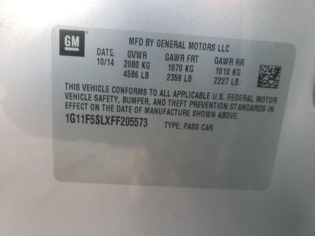 Photo 11 VIN: 1G11F5SLXFF205573 - CHEVROLET MALIBU 