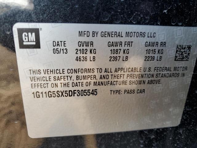 Photo 12 VIN: 1G11G5SX5DF305545 - CHEVROLET MALIBU 