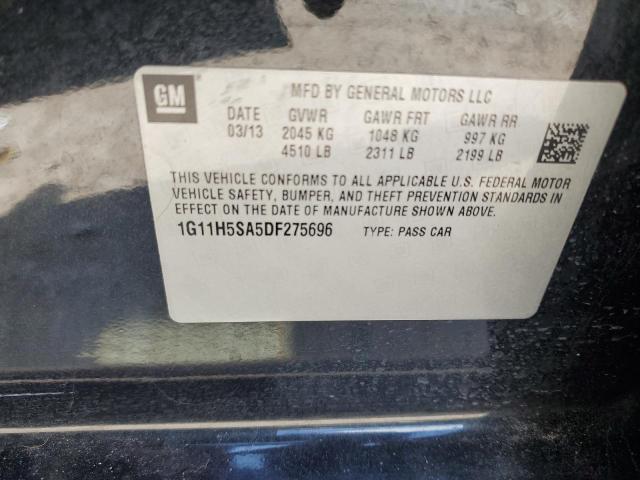 Photo 12 VIN: 1G11H5SA5DF275696 - CHEVROLET MALIBU LTZ 