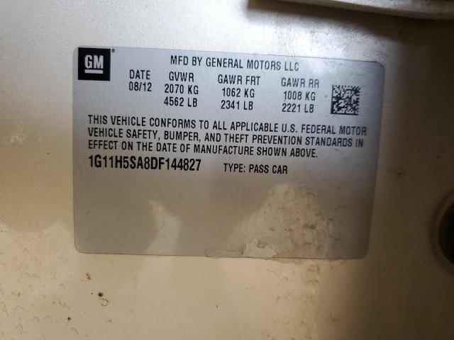 Photo 11 VIN: 1G11H5SA8DF144827 - CHEVROLET MALIBU 