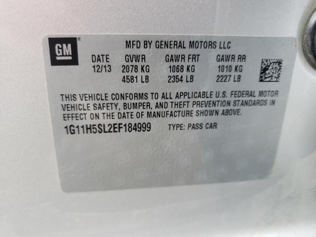 Photo 11 VIN: 1G11H5SL2EF184999 - CHEVROLET MALIBU LTZ 