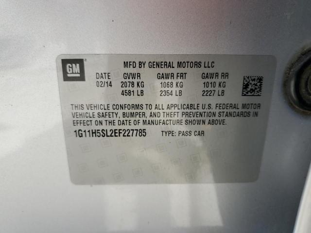 Photo 9 VIN: 1G11H5SL2EF227785 - CHEVROLET MALIBU LTZ 