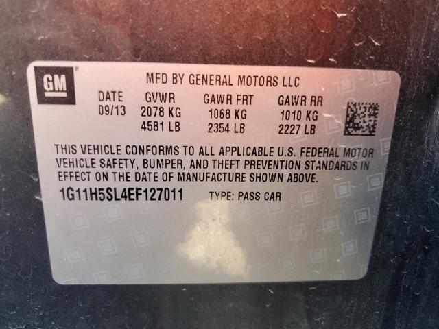 Photo 11 VIN: 1G11H5SL4EF127011 - CHEVROLET MALIBU LTZ 