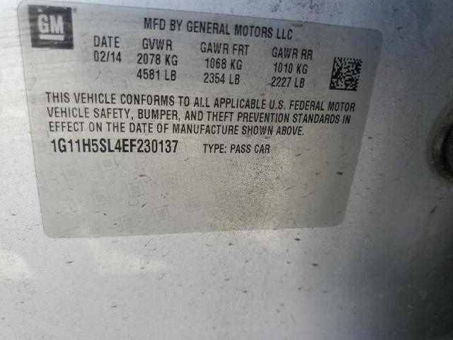 Photo 11 VIN: 1G11H5SL4EF230137 - CHEVROLET MALIBU LTZ 