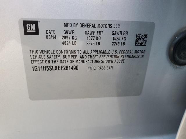 Photo 11 VIN: 1G11H5SLXEF261490 - CHEVROLET MALIBU 