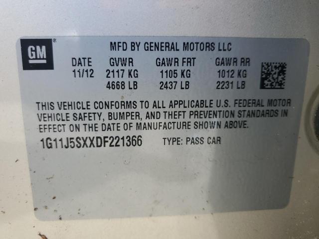 Photo 11 VIN: 1G11J5SXXDF221366 - CHEVROLET MALIBU 