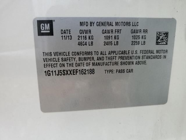 Photo 11 VIN: 1G11J5SXXEF162188 - CHEVROLET MALIBU LTZ 