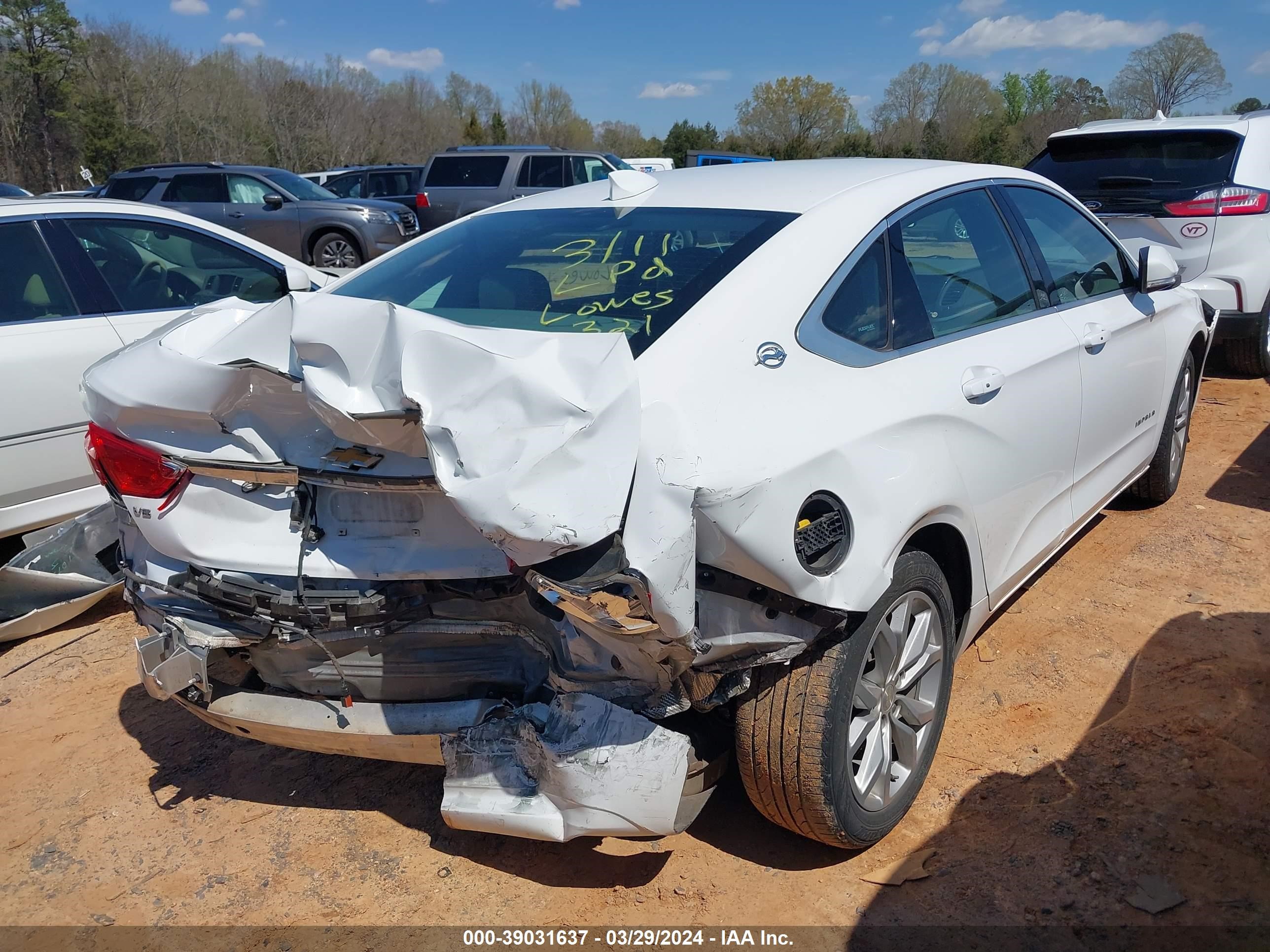 Photo 3 VIN: 1G11Z5S39KU109110 - CHEVROLET IMPALA 