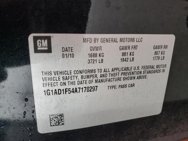 Photo 9 VIN: 1G1AD1F54A7170297 - CHEVROLET COBALT 1LT 