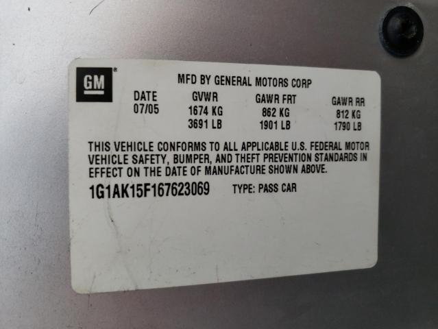 Photo 11 VIN: 1G1AK15F167623069 - CHEVROLET ALL MODELS 