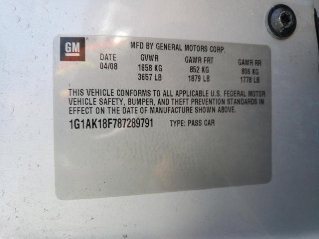 Photo 11 VIN: 1G1AK18F787289791 - CHEVROLET ALL MODELS 