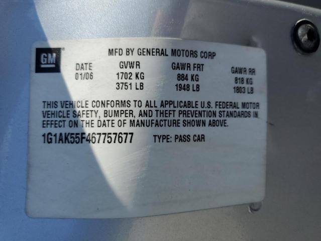 Photo 11 VIN: 1G1AK55F467757677 - CHEVROLET COBALT LS 