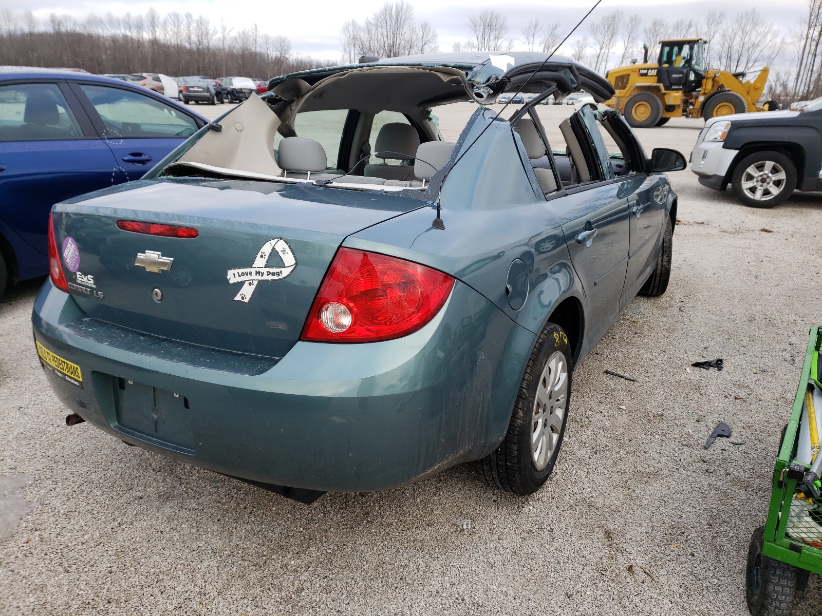 Photo 3 VIN: 1G1AK58H697188445 - CHEVROLET COBALT LS 