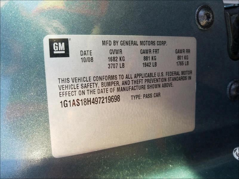 Photo 9 VIN: 1G1AS18H497219698 - CHEVROLET COBALT LS 