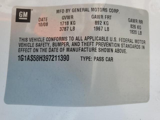 Photo 11 VIN: 1G1AS58H397211390 - CHEVROLET COBALT LS 