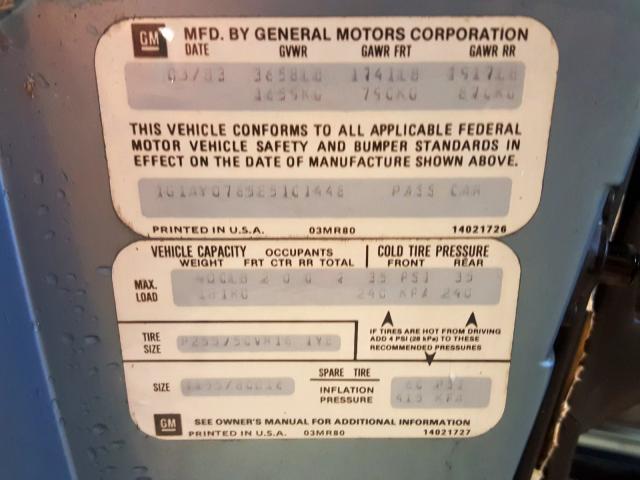 Photo 9 VIN: 1G1AY0785E5101448 - CHEVROLET CORVETTE 