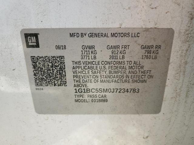 Photo 11 VIN: 1G1BC5SM0J7234783 - CHEVROLET CRUZE LS 