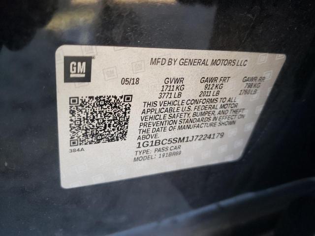 Photo 11 VIN: 1G1BC5SM1J7224179 - CHEVROLET CRUZE LS 