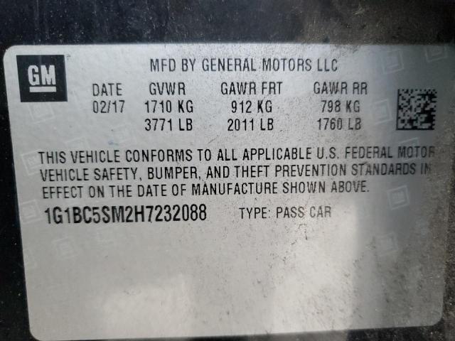 Photo 11 VIN: 1G1BC5SM2H7232088 - CHEVROLET CRUZE LS 