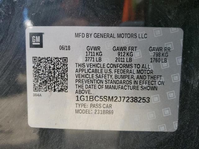 Photo 11 VIN: 1G1BC5SM2J7238253 - CHEVROLET CRUZE 