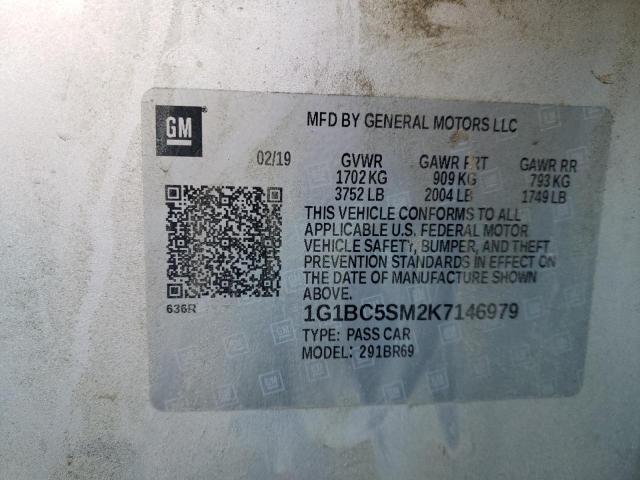 Photo 11 VIN: 1G1BC5SM2K7146979 - CHEVROLET CRUZE LS 