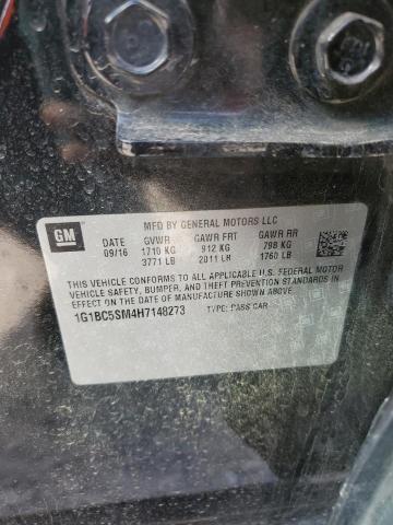 Photo 11 VIN: 1G1BC5SM4H7148273 - CHEVROLET CRUZE LS 