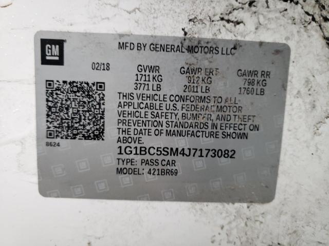 Photo 12 VIN: 1G1BC5SM4J7173082 - CHEVROLET CRUZE LS 