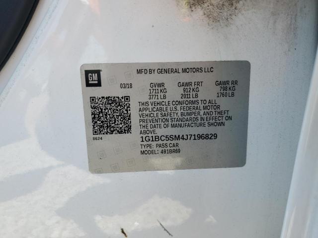 Photo 11 VIN: 1G1BC5SM4J7196829 - CHEVROLET CRUZE LS 