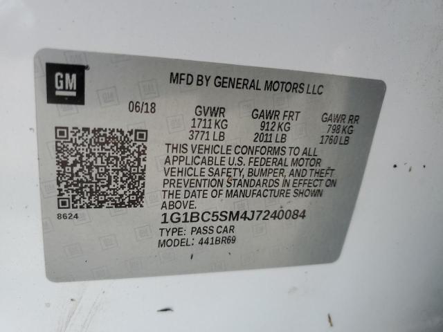 Photo 11 VIN: 1G1BC5SM4J7240084 - CHEVROLET CRUZE 