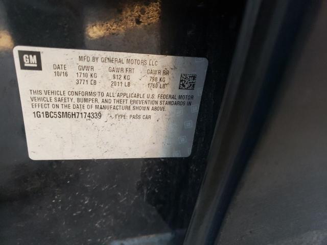 Photo 9 VIN: 1G1BC5SM6H7174339 - CHEVROLET CRUZE LS 